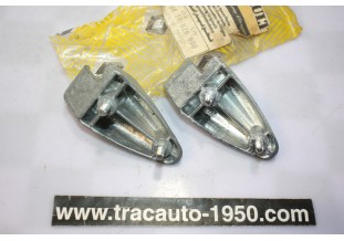 PAIRE DE DEMI CHARNIERES DE GIRAFON L/80mm...RENAULT R4 F4