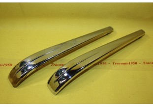 LOT DE 2 ENJOLIVEURS DE CAPOT AVANT...PEUGEOT 403 TS TYPES 1955/1966