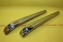 LOT DE 2 ENJOLIVEURS DE CAPOT AVANT...PEUGEOT 403 TS TYPES 1955/1966