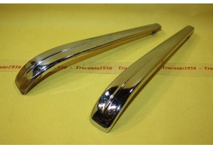 LOT DE 2 ENJOLIVEURS DE CAPOT AVANT...PEUGEOT 403 TS TYPES 1955/1966