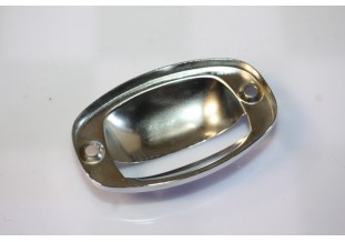 ENTOURAGE CHROME D'ECLAIREUR DE PLAQUE DE POLICE...FERRARI DINO FERRARI