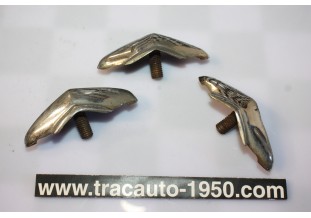 LOT DE 3 ENJOLIVEURS DE CARROSSERIE H/75mm...AUTOS ANCIENNES COLLECTION