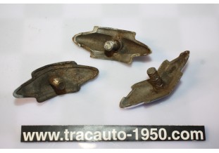 LOT DE 3 ENJOLIVEURS DE CARROSSERIE H/75mm...AUTOS ANCIENNES COLLECTION