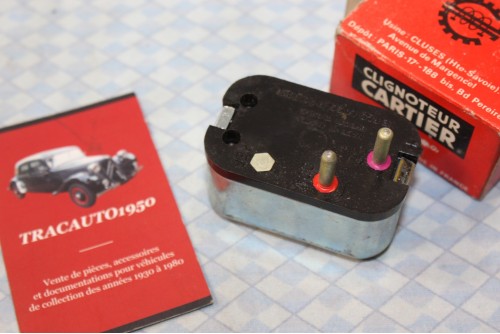 CENTRALE CLIGNOTANTE CARTIER 12V 2L 40/45W 2 BORNES...AUTOS DIVERSES