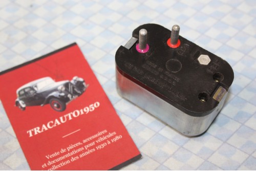 CENTRALE CLIGNOTANTE CARTIER 12V 2L 15W 2 BORNES...CITROEN 2CV AZ AZL AZAM 2CV4 2CV6