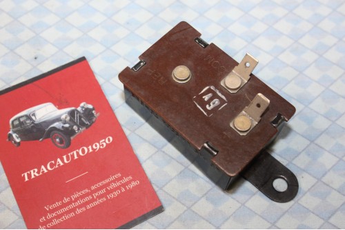 CLIGNOTEUR WARNING KLAXON M4 6V 84/130W 2 BORNES...AUTOS DIVERSES