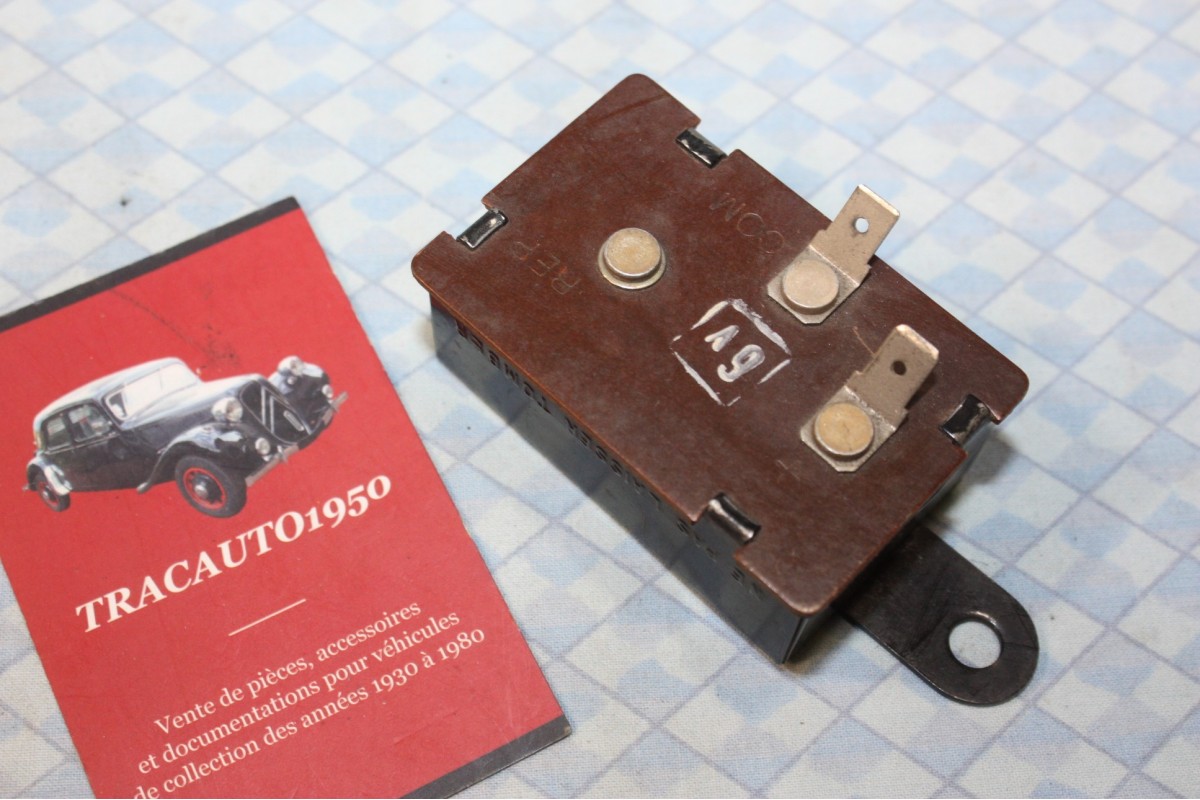 CLIGNOTEUR WARNING KLAXON M4 6V 84/130W 2 BORNES...AUTOS DIVERSES