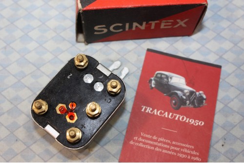 THERMO RELAIS CLIGNOTEUR SCINTEX TRX C4 12V 5 BORNES...AUTOS DIVERSES