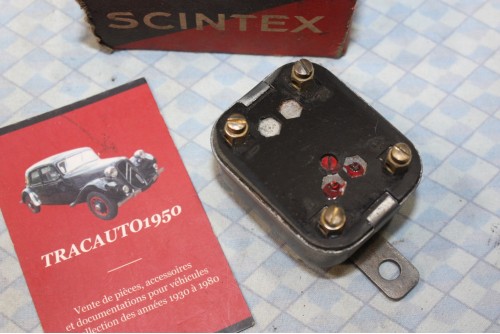 THERMO RELAIS CLIGNOTEUR SCINTEX TRX C4 6V 4 BORNES...AUTOS DIVERSES