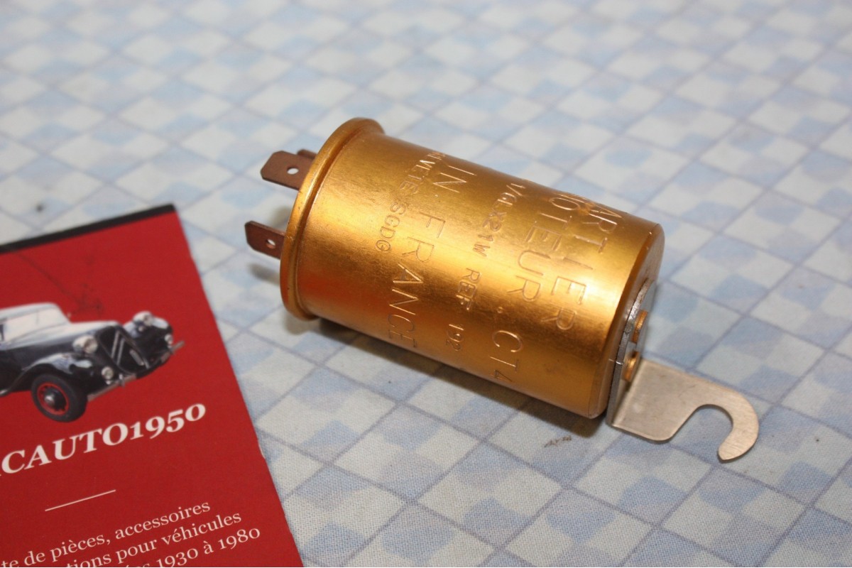 CENTRALE CLIGNOTANTE CARTIER GOLD 6/12/24V 1/6 L 21W 3 BORNES...AUTOS DIVERSES