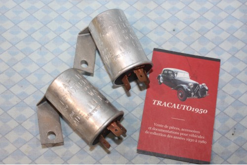 2 CENTRALES CLIGNOTANTES WARNING CARTIER CT6 12V 42/84W 3 BORNES...AUTOS DIVERSES