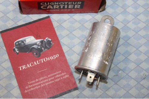 CENTRALE CLIGNOTANTE CARTIER CT4 12V 30/36W 3 BORNES...CITROEN ID DS