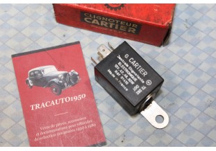 CENTRALE CLIGNOTANTE ELECTRONIQUE CARTIER 12V 42/46/92W 4 BORNES...AUTOS DIVERSES