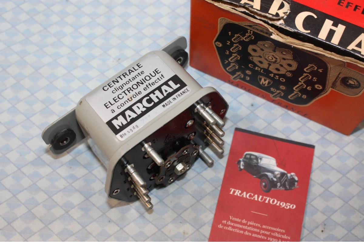 CENTRALE CLIGNOTANTE MARCHAL CPL 430 24V 11 BORNES...CAMIONS DIVERS