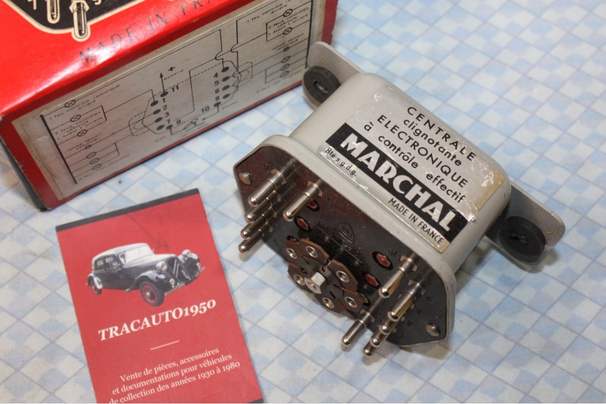 CENTRALE CLIGNOTANTE MARCHAL CPL 430 12V 11 BORNES...AUTOS CAMIONS DIVERS