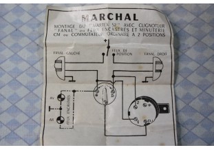 RELAIS CLIGNOTANT MARCHAL MARTEX 52 6V 5A 35W 4 BORNES...AUTOS DIVERSES