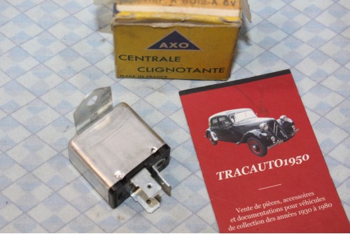 CENTRALE CLIGNOTANTE AXO A8012A 6V 21W 3 BORNES...AUTOS DIVERSES