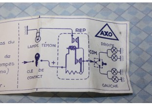 CENTRALE CLIGNOTANTE AXO A8012A 6V 21W 3 BORNES...AUTOS DIVERSES