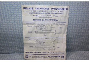 RELAIS SOPARTEX UNIVERSEL 6V 15AMP 4 BORNES KLAXON/FEUX...AUTOS DIVERSES