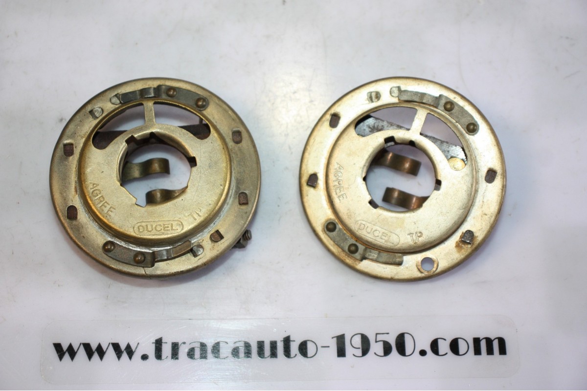 PAIRE DE PORTES AMPOULES DUCELLIER 199 Ø/48mm...AUTOS DIVERS ANCIENNES COLLECTIONS