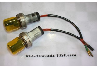 2 PORTES AMPOULES H1 55W SEV MARCHAL AVEC GLOBES JAUNES...CITROEN ID DS
