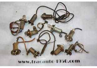 10 PORTES AMPOULES D'ECLAIRAGE DE COMPTEUR JAEGER...RENAULT JUVA CAMIONS