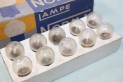 BOITE DE 10 AMPOULES STOP 6V 15W BA15 S NORMA 1302...AUTOS ANCIENNES
