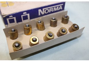 BOITE DE 10 AMPOULES STOP 6V 15W BA15 S NORMA 1302...AUTOS ANCIENNES