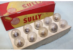 BOITE DE 10 AMPOULES STOP 6V 15W BA15 S NORMA/SULLY...AUTOS ANCIENNES