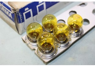 5 AMPOULES DE FEUX 6V 15W P26S NORMA 2207...MOTOS VELOMOTEURS ANCIENS