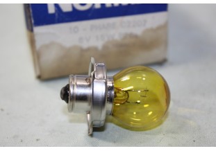 5 AMPOULES DE FEUX 6V 15W P26S NORMA 2207...MOTOS VELOMOTEURS ANCIENS
