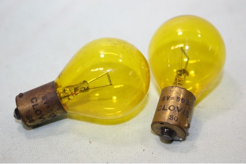 2 AMPOULES DE FEUX 6V 50B BA15S CLOVIS 30...AUTOS ANCIENNES