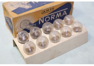 BOITE DE 10 AMPOULES GRAISSEURS 6V 4W BA15S NORMA 1402...AUTOS MOTOS ANCIENNES