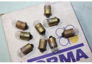 LOT DE 8 AMPOULES TEMOINS 6V 1.5W BA9S NORMA 1506...AUTOS MOTOS ANCIENNES