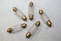 5 AMPOULES NAVETTES 6V 15W L/42 NORMA 1623...AUTOS MOTOS ANCIENNES