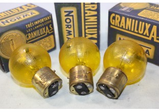 3AMPOULES CODE/PHARE 12V 9V5/35B BA21D NORMA...AUTOS ANCIENNES ANCETRES