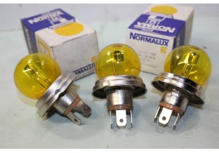 3 AMPOULES CODE/PHARE 12V 45/40W CE P45T NORMA 103...AUTOS DIVERS