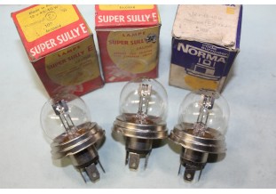 3 AMPOULES CODE/PHARE 12V 45/40W CE P45T NORMA 103...AUTOS DIVERS
