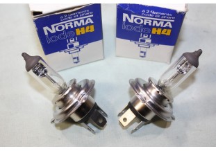 2 AMPOULES DE PHARES 12V 60/55W H4 IODE NORMA 413...AUTOS ANCIENNES DIVERSES