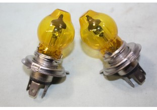 2 AMPOULES CODE/PHARE 12V 60/55W H4 IODE AVEC GLOBE...AUTOS ANCIENNES DIVERSES