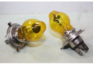 2 AMPOULES CODE/PHARE 12V 60/55W H4 IODE AVEC GLOBE...AUTOS ANCIENNES DIVERSES