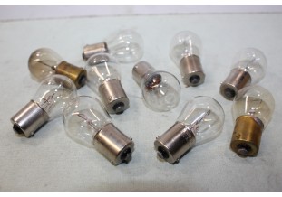 10 LAMPES STOP 12V 21W BA15D DIVERS...AUTOS ANCIENNES DIVERS