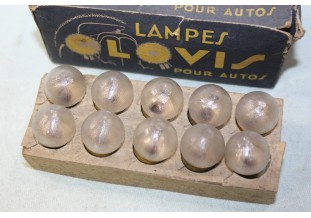 BOITE DE 10 LAMPES GRAISSEURS 8/10V BA15 S CLOVIS...DIVERS