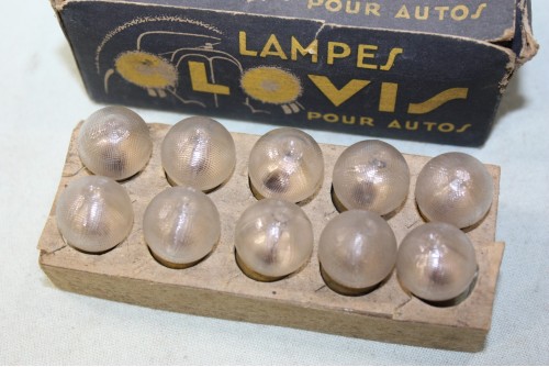 BOITE DE 10 LAMPES GRAISSEURS 8/10V BA15 S CLOVIS...DIVERS