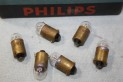 6 LAMPES TEMOINS 12V 0,25W BA9S PHILIPS...AUTOS ANCIENNES DIVERSES