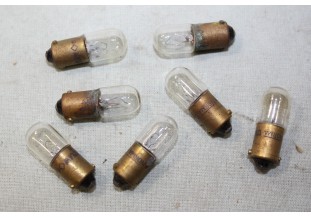 7 LAMPES TEMOINS 12V 4W BA9S NORMA 1527...AUTOS ANCIENNES DIVERSES