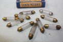 BOITE DE 10 LAMPES NAVETTES 12V 4W DIVERS...AUTOS ANCIENNES DIVERS