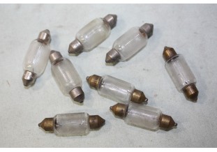 8 LAMPES NAVETTES 12V 15W 42X13mm...AUTOS ANCIENNES DIVERS