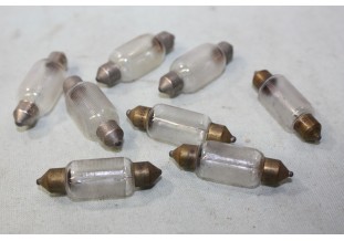 8 LAMPES NAVETTES 12V 15W 42X13mm...AUTOS ANCIENNES DIVERS