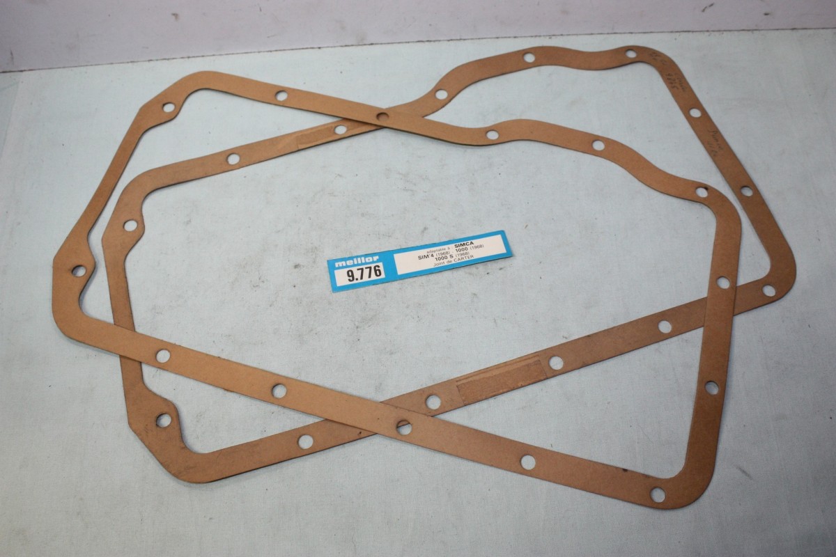 2 JOINT DE CARTER MOTEUR INFERIEUR MEILLOR 9776P...SIMCA TALBOT 1000/1100